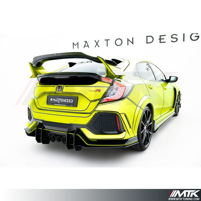 Diffuseur Maxton Street Pro  V2 Honda Civic Type R 2017 - 2020